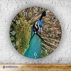 Time4Gift Páva kör alakú falióra