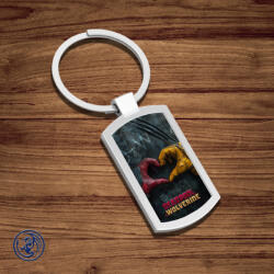 Time4Gift Deadpool and Wolverine in love - fém kulcstartó