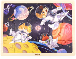 Viga Toys PolarB fa Űrkaland kirakó 24 darabos