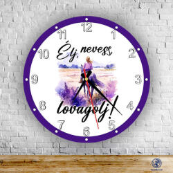 Time4Gift Élj, nevess, lovagolj! kör alakú falióra