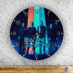 Time4Gift Imagine Dragons colours kör alakú falióra