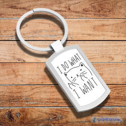 Time4Gift I do what - cicás fém kulcstartó