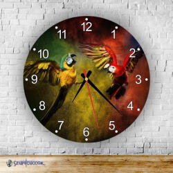 Time4Gift Papagályok kör alakú falióra