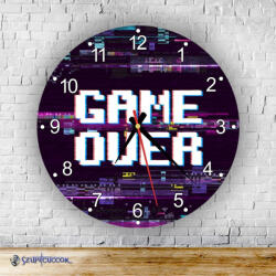 Time4Gift Game over pixel kör alakú falióra