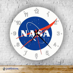 Time4Gift Nasa logó kör alakú falióra
