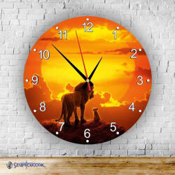 Time4Gift Oroszlán király kör alakú falióra