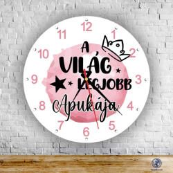 Time4Gift A világ legjobb lányos apukája kör alakú falióra