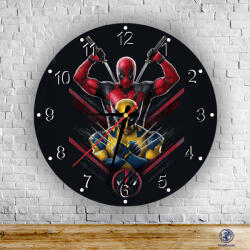 Time4Gift Deadpool and Wolverine kör alakú falióra