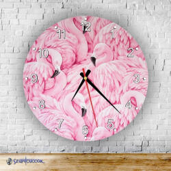 Time4Gift Flamingók kör alakú falióra