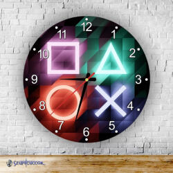 Time4Gift Playstation Ikonok kör alakú falióra