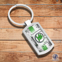 Time4Gift Skoda splash fém kulcstartó