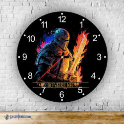Time4Gift Dark Souls Bonfire Lit kör alakú falióra