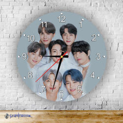 Time4Gift BTS kör alakú falióra