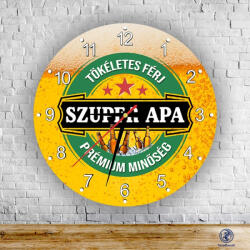 Time4Gift Tökéletes Férj szuper Apa kör alakú falióra