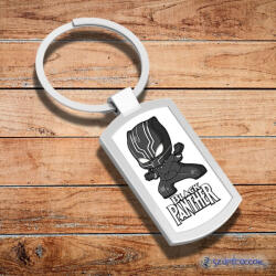 Time4Gift Fekete Párduc Chibi kulcstartó