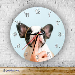 Time4Gift Pszt! Kutyás kör alakú falióra