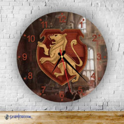 Time4Gift Hogwarts Legacy - Griffendél kör alakú falióra