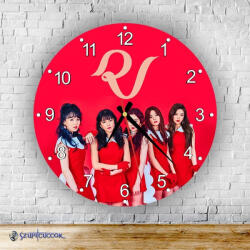 Time4Gift Red Velvet kör alakú falióra