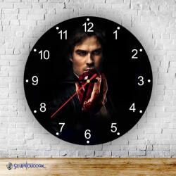 Time4Gift Vámpírnaplók - Damon Salvatore kör alakú falióra