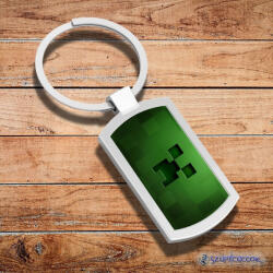 Time4Gift Minecraft - Creeper fém kulcstartó