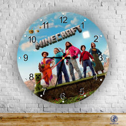 Time4Gift Egy Minecraft film kör alakú falióra