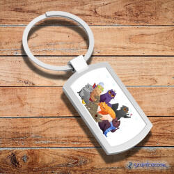 Time4Gift Lusta cicák fém kulcstartó