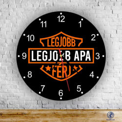 Time4Gift Legjobb Apa és Férj kör alakú falióra