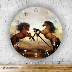 Time4Gift Lovak kör alakú falióra