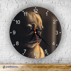 Time4Gift Mopsz kör alakú falióra