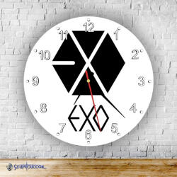 Time4Gift Exo logó kör alakú falióra
