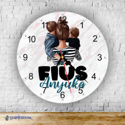 Time4Gift Fiús Anyuka kör alakú falióra