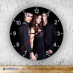 Time4Gift Vámpírnaplók - Karakterek kör alakú falióra