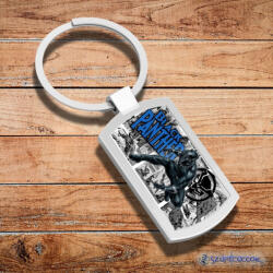 Time4Gift Fekete Párduc kulcstartó