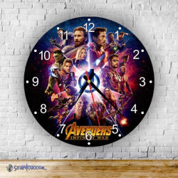 Time4Gift Avengers Infinity war kör alakú falióra