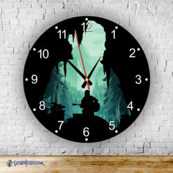 Time4Gift The Last of Us Ellie siluette kör alakú falióra