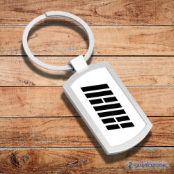 Time4Gift iKon logó band fém kulcstartó