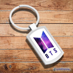 Time4Gift BTS Galaxy logó fém kulcstartó