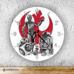 Time4Gift Star Wars droidok kör alakú falióra