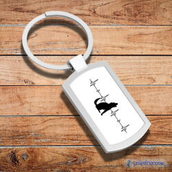 Time4Gift Mindenem a Farkas fém kulcstartó