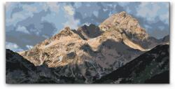  Festés számok szerint - Alpok, Triglav-hegy - Szlovénia Méret: 40x80cm, Keretezés: Műanyagtáblával