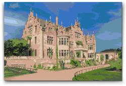  Festés számok szerint - Altenstein kastély - Németország Méret: 40x60cm, Keretezés: Kartonlemezen