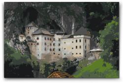  Festés számok szerint - Postojna vára - Szlovénia Méret: 40x60cm, Keretezés: Kartonlemezen