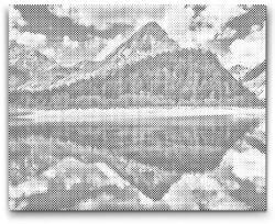  PontPöttyöző - Jasna-tó - Szlovénia Méret: 30x40cm, Keretezés: Műanyagtáblával, Szín: Fekete