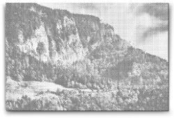  PontPöttyöző - Színes tájkép - Szlovénia Méret: 40x60cm, Keretezés: Keret nélkül (csak a vászon), Szín: Kék