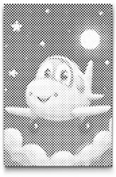 PontPöttyöző - Repülőgép gyerekeknek Méret: 40x60cm, Keretezés: Műanyagtáblával, Szín: Kék