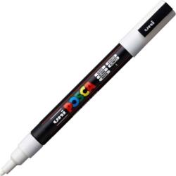 uni PC-3M Marker 0, 9 - 1, 3 mm 01 White 1 buc (60.1301)