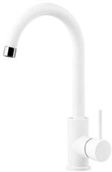 MOFÉM Junior Evo álló mosogató csaptelep matt fehér-króm 25.915. 28.0W