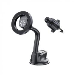 CANYON Magnetic car holder OnGrip 12 suction + air vent Black (CNS-CCHM12)