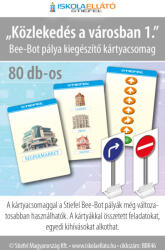 Stiefel Közlekedés a városban 1. " Bee-Bot gyakorlópályához 80 db-os kártyacsomag (BBK46)