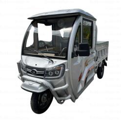 Evotools Triciclu Electric Cargo TRCB1500 - putere maxima 3800W, 72V/58Ah, autonomie 60 km, bena basculabila cu piston, 3+R, sarcina totala 776 kg, omologat pentru drum public (683274)